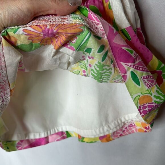 Lilly Pulitzer White Label Multi Color Check Dress. Size 18-24 Months. - Picture 7 of 10